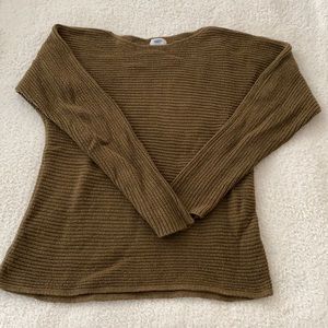 Olive soft knit sweater